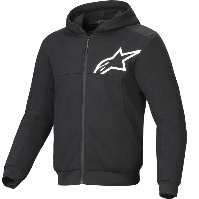 SUDADERA ALPINESTARS CHROME V2 SPORT BLACK/WHITE