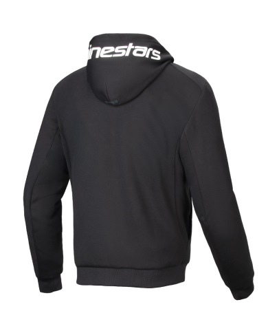 SUDADERA ALPINESTARS CHROME V2 SPORT BLACK/WHITE
