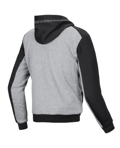 SUDADERA ALPINESTARS CHROME V2 SPORT BLACK/GREY HEATHER/TURQUOISE