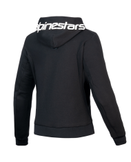 SUDADERA ALPINESTARS STELLA CHROME V2 SPORT LADY BLACK/WHITE