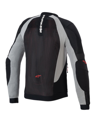 CHAQUETA ALPINESTARS TROOP-AIR BLACK/ASH GRAY/BRIGHT RED