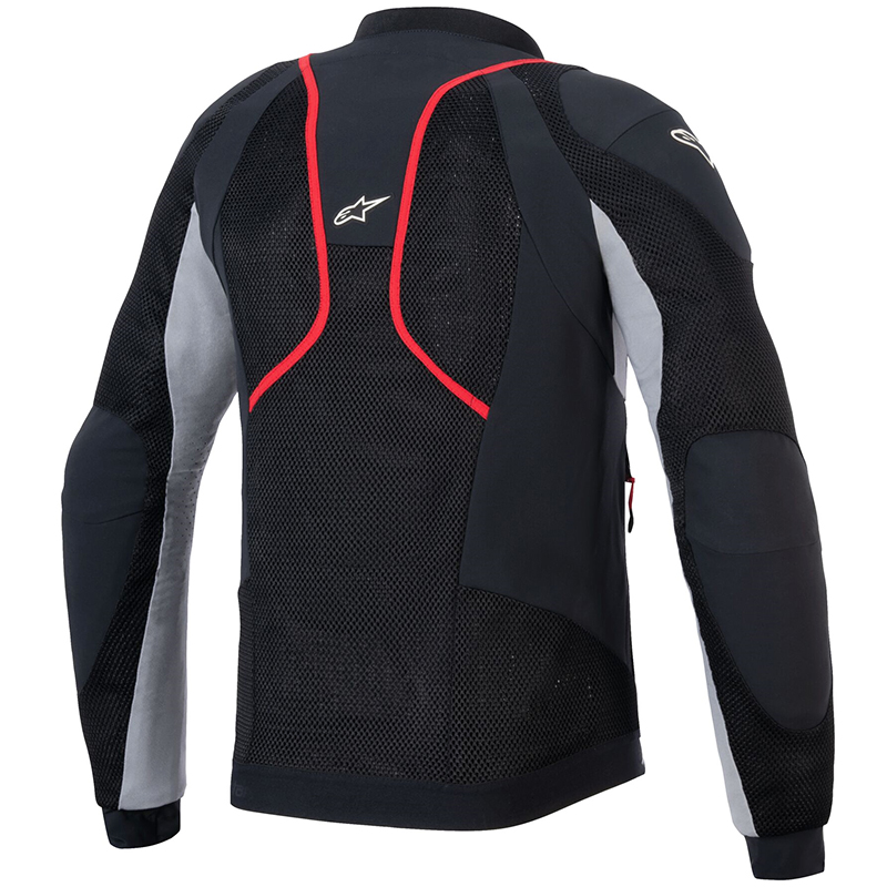 CHAQUETA ALPINESTARS TROOP-AIR-PRO BLACK/ASH GRAY/BRIGHT RED
