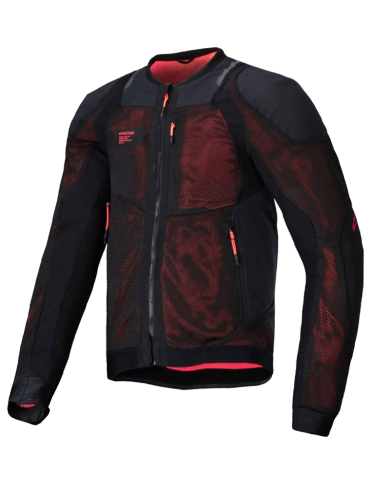 CHAQUETA ALPINESTARS TROOP-AIR PRO BLACK/RED FLUO