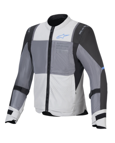 CHAQUETA ALPINESTARS ST-2 AIR ICE GRAY/DARK GRAY/BLACK