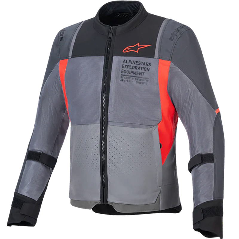 CHAQUETA ALPINESTARS ST-2 AIR DEEP GRAY/DARK GRAY BRIGHT/BRIGHT RED