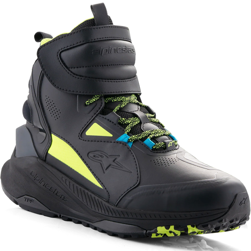 ZAPATILLAS ALPINESTARS SPEEDSTREET BLACK/LIME/BLUE OCEAN