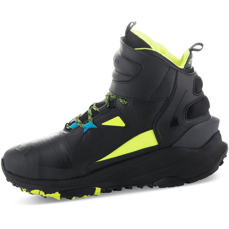 ZAPATILLAS ALPINESTARS SPEEDSTREET BLACK/LIME/BLUE OCEAN