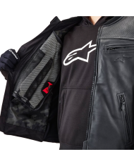CHALECO ALPINESTARS TECH-AIR 3 V2 AIRBAG SYSTEM LEATHER BLACK