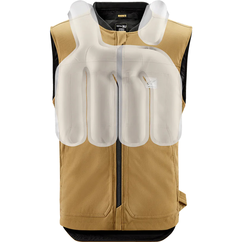 CHALECO ALPINESTARS TECH-AIR 3 V3 AIRBAG SYSTEM CANVAS TAN