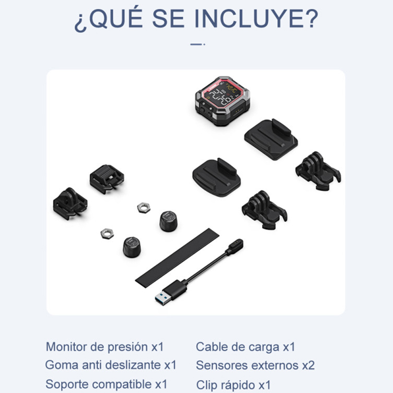 MONITOR DE PRESION DE NEUMATICOS CHIGEE G3 EXTERNO