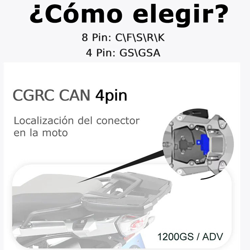 CONTROL REMOTO CHIGEE RC CAN BMW 4 PINES MFP0120 PARA AIO