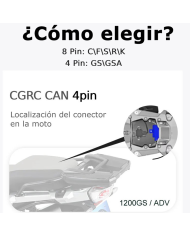 CONTROL REMOTO CHIGEE RC CAN BMW 4 PINES MFP0120 PARA AIO