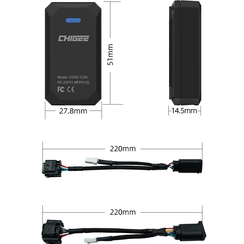CONTROL REMOTO CHIGEE RC CAN BMW 8 PINES MFP0121 PARA AIO