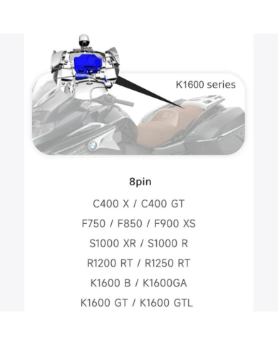 CONTROL REMOTO CHIGEE RC CAN BMW 8 PINES MFP0121 PARA AIO