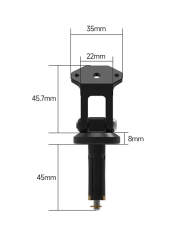 SOPORTE CHIGEE MFP0042 PARA TIJA DE MOTO DEPORTIVA 12-29MM