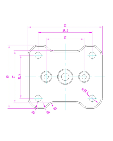 SOPORTE CHIGEE MFP0059 PARA BMW R1200RT/R1250RT/K1600
