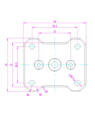SOPORTE CHIGEE MFP0059 PARA BMW R1200RT/R1250RT/K1600