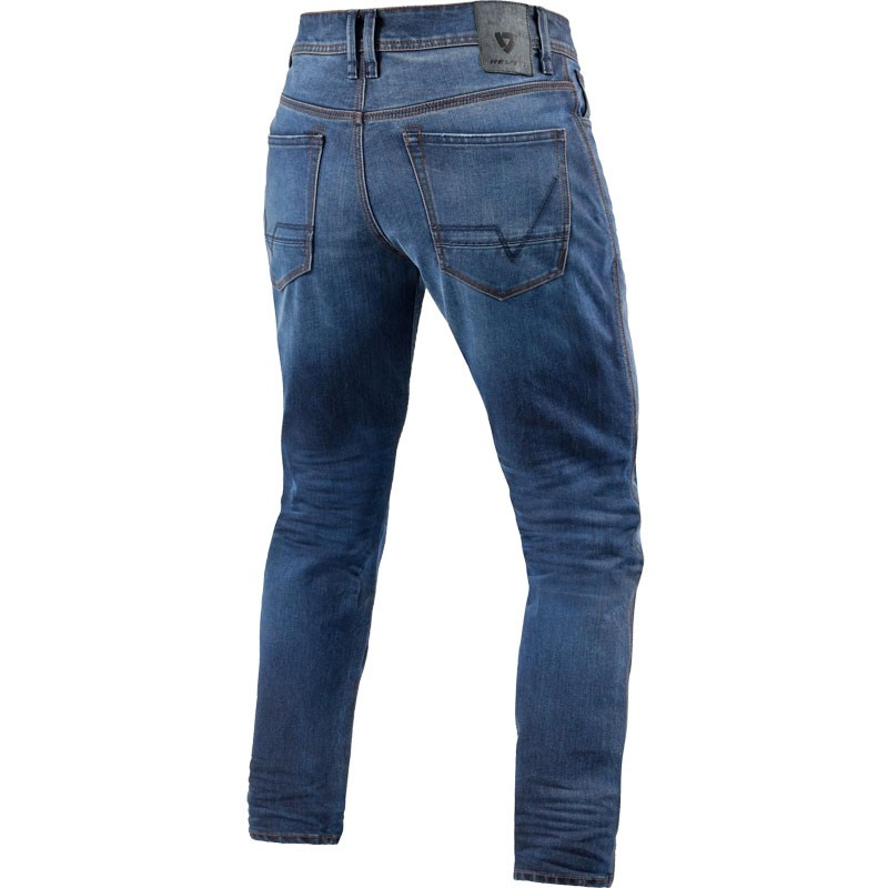 PANTALONES VAQUEROS REVIT REED SF L30 AZUL MEDIO GASTADO