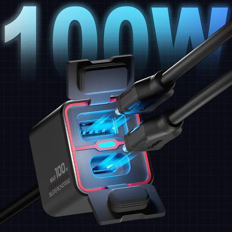 CABLE DE CARGA RAPIDA CHIGEE MFP0096 PARA SISTEMAS TR100/CG2 TIPO USB-C/IPHONE