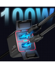 CABLE DE CARGA RAPIDA CHIGEE MFP0096 PARA SISTEMAS TR100/CG2 TIPO USB-C/IPHONE