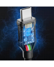 CABLE DE CARGA RAPIDA CHIGEE MFP0095 PARA SISTEMAS TR100/CG2 TIPO USB-C