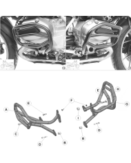 DEFENSAS DE MOTOR GIVI TN5108 BMW R 1200 GS