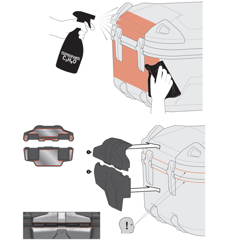 RESPALDO MALETA SW-MOTECH PARA BAUL DUSC TALLA XL HSK.00.745.15500/B