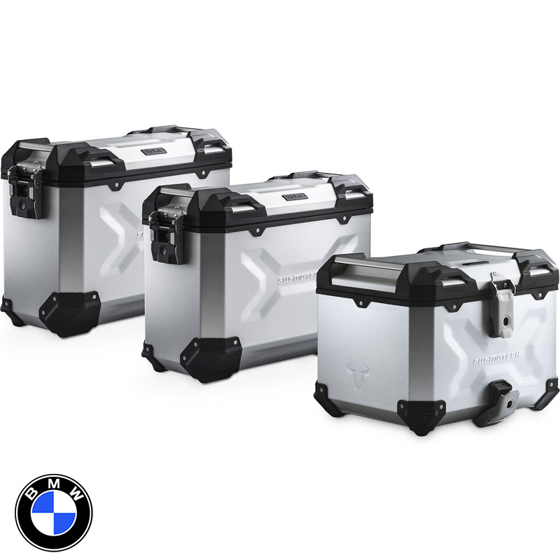 PACK MALETAS LATERALES + BAUL + BOLSAS + SOPORTES SW-MOTECH BMW ADV.07.976.75100/S