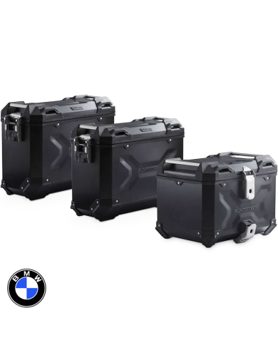 PACK MALETAS LATERALES + BAUL + BOLSAS + SOPORTES SW-MOTECH BMW ADV.07.976.75100/B