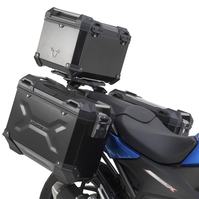 PACK MALETAS LATERALES + BAUL + BOLSAS + SOPORTES SW-MOTECH HONDA ADV.01.699.75001/B