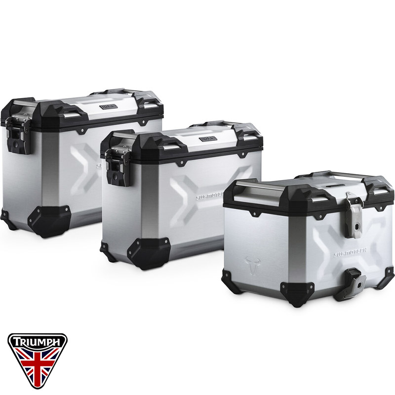 PACK MALETAS LATERALES + BAUL + BOLSAS + SOPORTES SW-MOTECH TRIUMPH ADV.11.608.75000/S