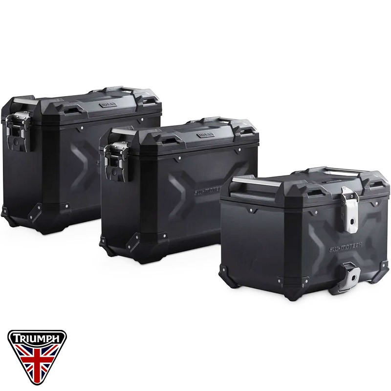 PACK MALETAS LATERALES + BAUL + BOLSAS + SOPORTES SW-MOTECH TRIUMPH ADV.11.608.75000/B