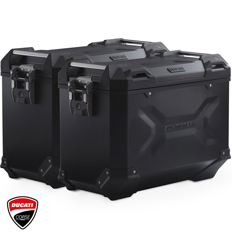 PACK MALETAS LATERALES + BOLSAS + SOPORTES SW-MOTECH DUCATI KFT.22.807.70100/B