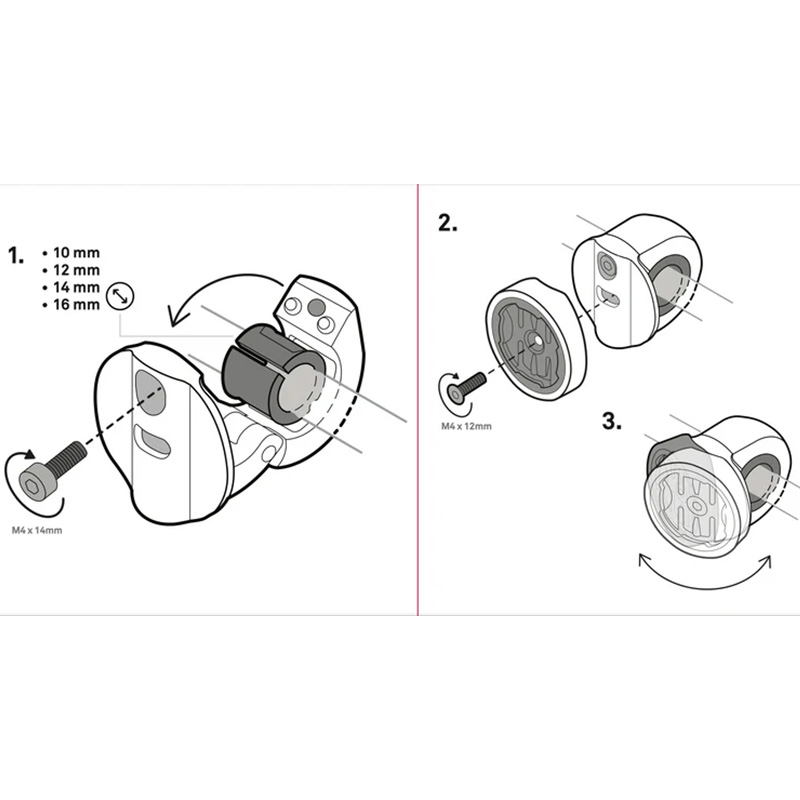 SOPORTE BEELINE MOTO II MIRROR/CROSS BAR MOUNT