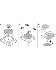 SOPORTE DE NAVEGADOR BEELINE MOTO II AMPS 4-HOLE BASE