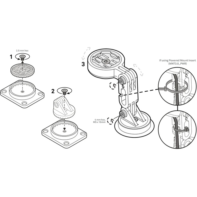 SOPORTE DE NAVEGADOR BEELINE MOTO II MODULAR HEAD EXTENDER KIT