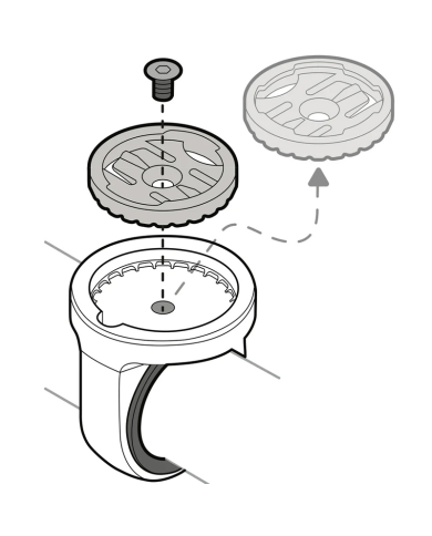 ADAPTADOR SOPORTE NAVEGADOR BEELINE DE MOTO II A MOTO I