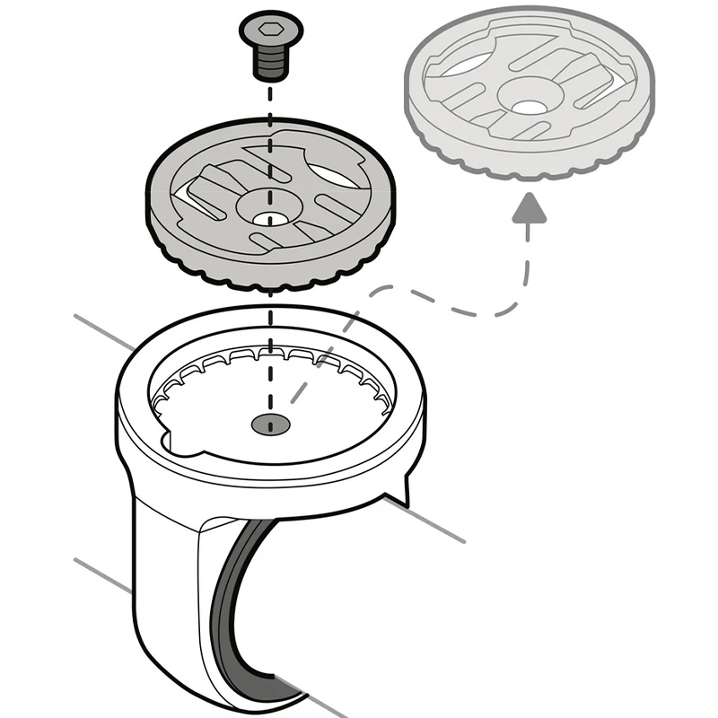 ADAPTADOR SOPORTE NAVEGADOR BEELINE DE MOTO II A MOTO I