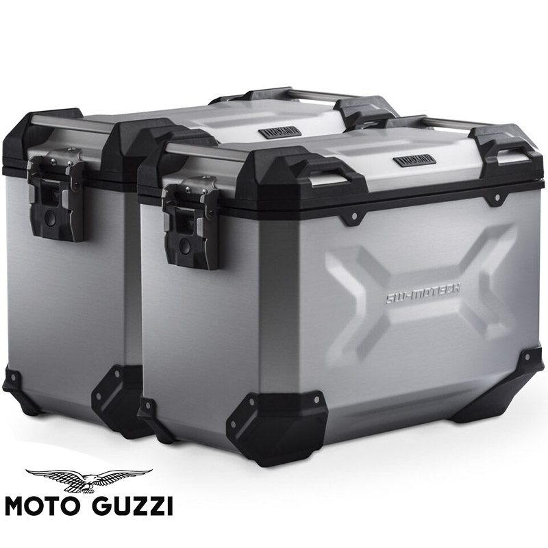PACK MALETAS LATERALES + BOLSAS + SOPORTES SW-MOTECH MOTO GUZZI  KFT.17.624.70100/S