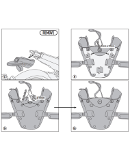 KIT DE FIJACIÓN POSTERIOR GIVI SR8715 BENELLI LEONCINO 125