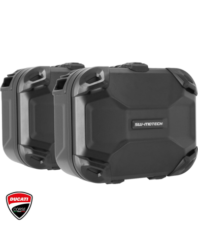 PACK MALETAS LATERALES + SOPORTES SW-MOTECH DUSC DUCATI KFT.22.822.65001/B