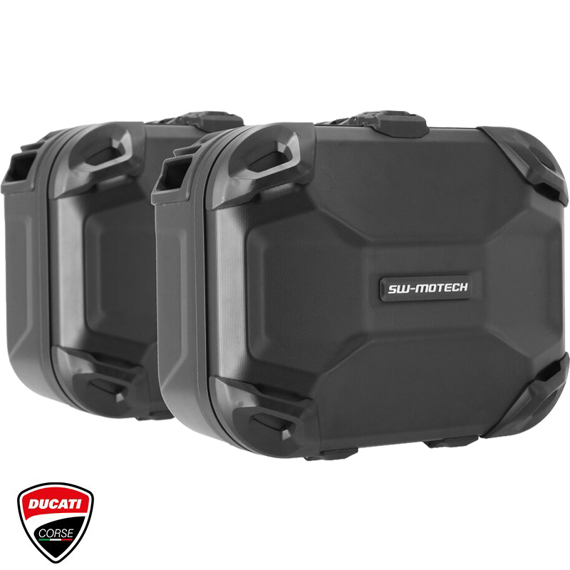 PACK MALETAS LATERALES + SOPORTES SW-MOTECH DUSC DUCATI KFT.22.822.65001/B