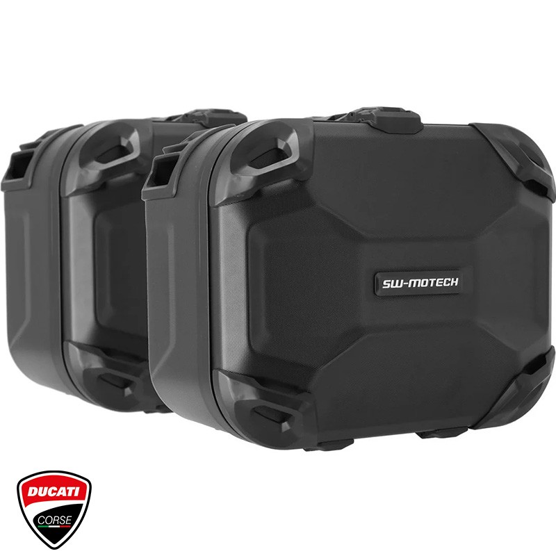 PACK MALETAS LATERALES + SOPORTES SW-MOTECH DUSC DUCATI KFT.22.807.65100/B
