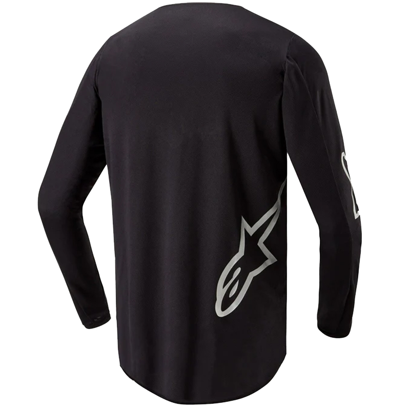 CAMISETA ALPINESTARS OFF-ROAD FLUID GRAPHITE BLACK/SILVER