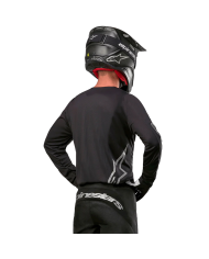 CAMISETA ALPINESTARS OFF-ROAD FLUID GRAPHITE BLACK/SILVER