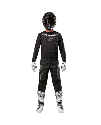 PANTALONES ALPINESTARS OFF-ROAD FLUID GRAPHITE BLACK/SILVER