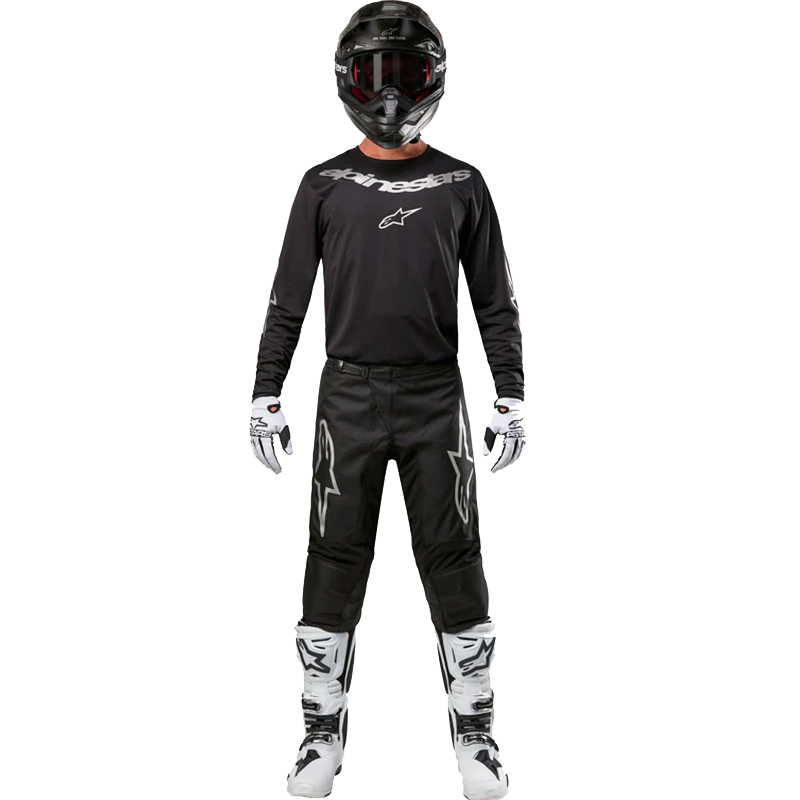 PANTALONES ALPINESTARS OFF-ROAD FLUID GRAPHITE BLACK/SILVER