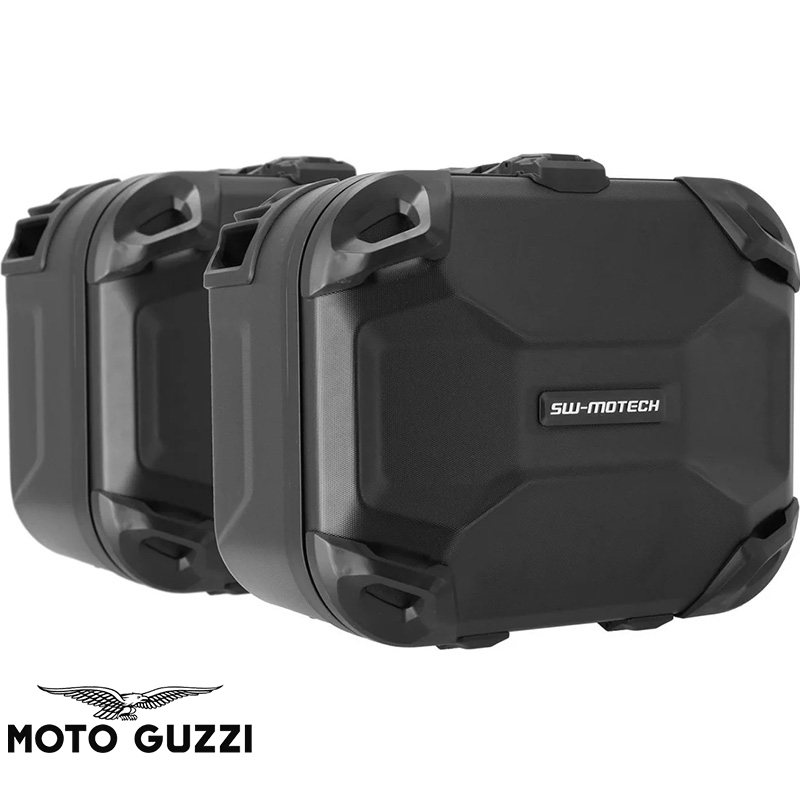 PACK MALETAS LATERALES + SOPORTES SW-MOTECH DUSC GUZZI KFT.17.624.65001/B