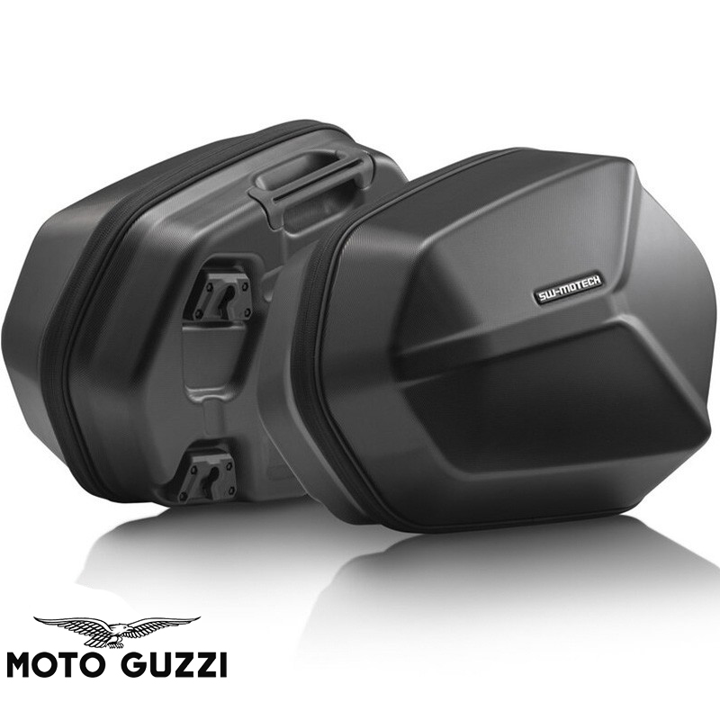 PACK MALETAS LATERALES + SOPORTES + BOLSAS SW-MOTECH AERO ABS GUZZI KFT.17.925.60100/B