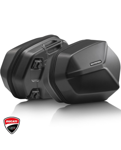 PACK MALETAS LATERALES + SOPORTES + BOLSAS SW-MOTECH AERO ABS DUCATI KFT.22.807.60100/B